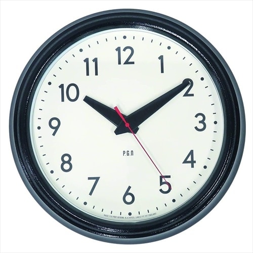 スクールハウス ウォールクロック BK