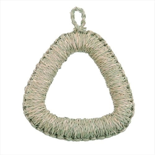 シーグラス 三角鍋敷きL