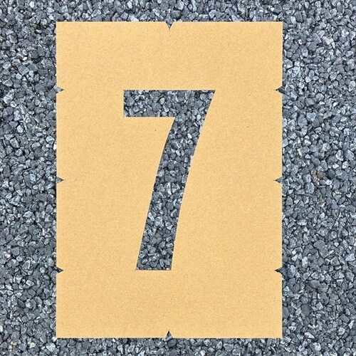 ロードステンシルEasy ナンバー7 小