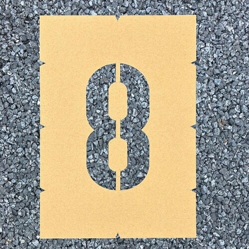 ロードステンシルEasy ナンバー8 小