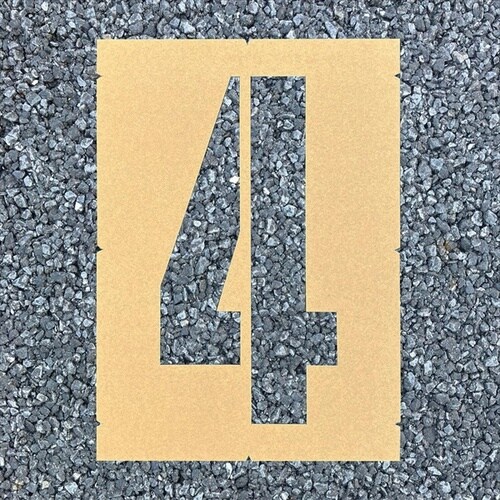 ロードステンシルEasy ナンバー4 大