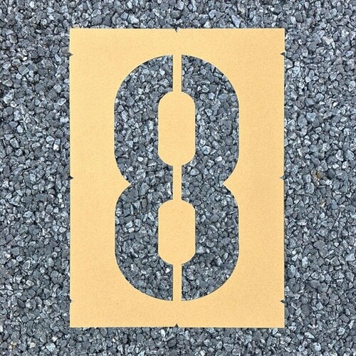 ロードステンシルEasy ナンバー8 大