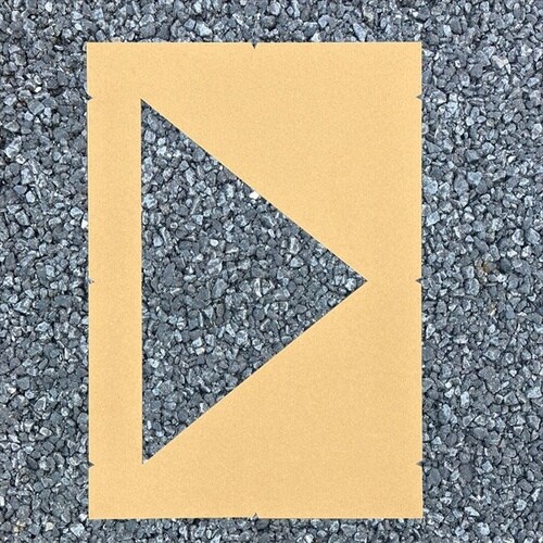 ロードステンシルEasy △マーク