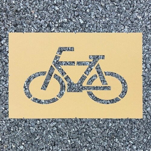 ロードステンシルEasy 自転車マーク