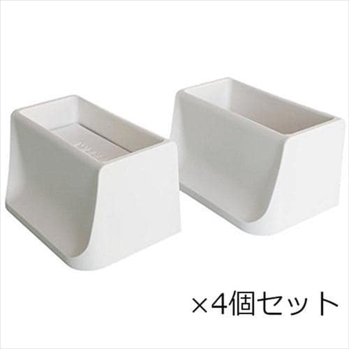 2X4 R ホワイト 4個セット