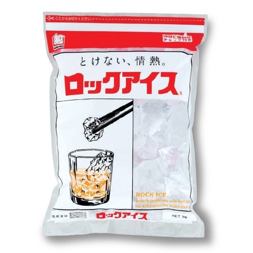 【冷凍】小久保製氷冷蔵 ロックアイス 1kg×1個