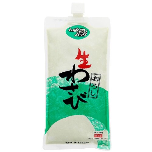 【冷蔵】しぼり出し生おろしわさび500g×3
