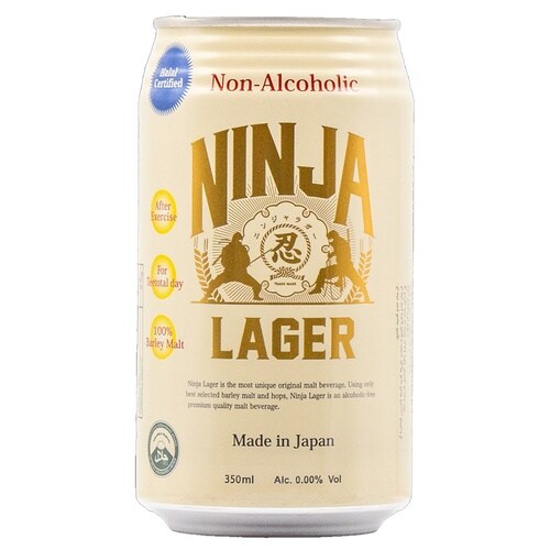 日本ビール 忍者ラガー(ノンアルコール) 350m