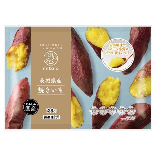 【冷凍】ニチノウ 茨城県産焼きいも 200g×5袋
