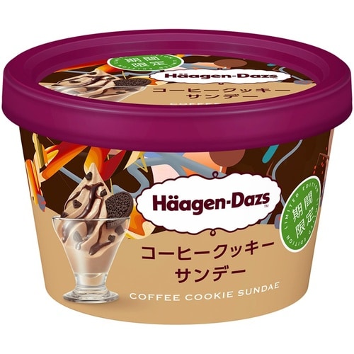 【冷凍】ミニカップコーヒークッキーサンデ×12