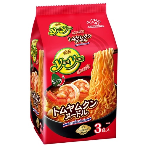 味の素 YumYum トムヤムクンヌードル3食 2