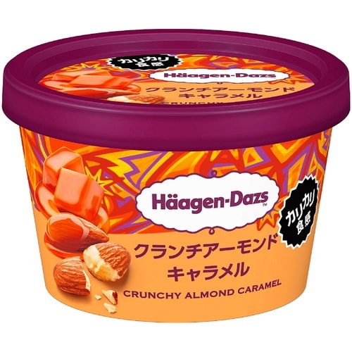 【冷凍】ハーゲンミニカップクランチアーモンド×12