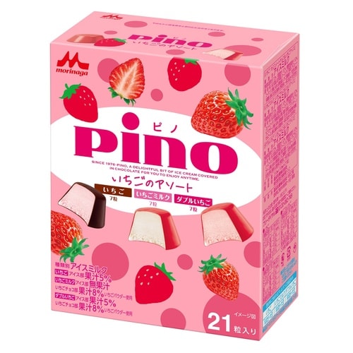 【冷凍】森永乳業ピノいちごのアソート×6箱