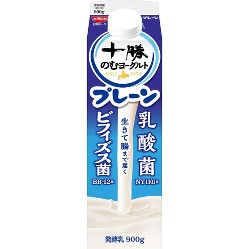 【冷蔵】日清ヨーク十勝のむヨーグルトプレーン×6本