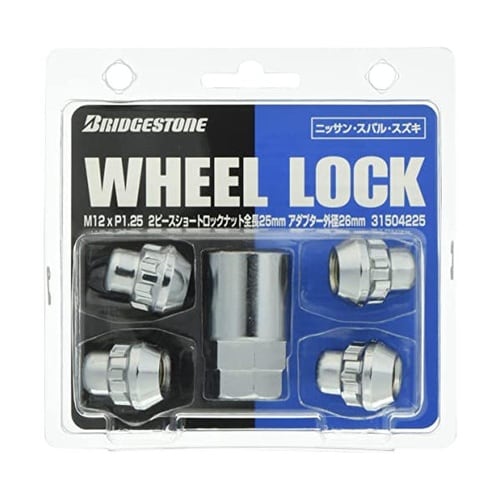 ホイール用2Pショートロックナット M12X1.2