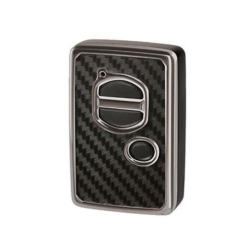 キーカバー トヨタB カーボン調 ブラックメッキ