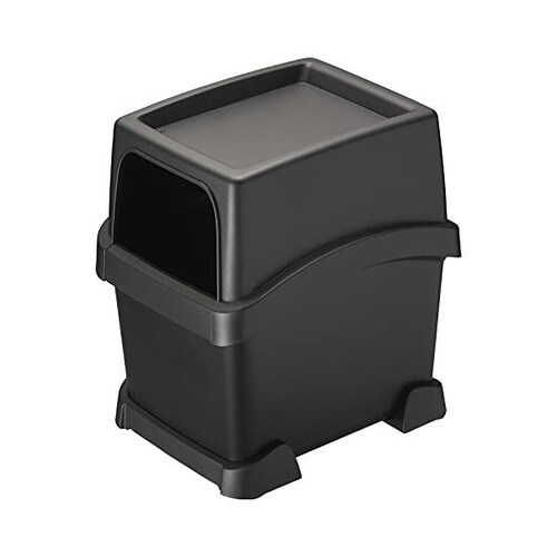 サポーター付きゴミ箱 トレイ BK