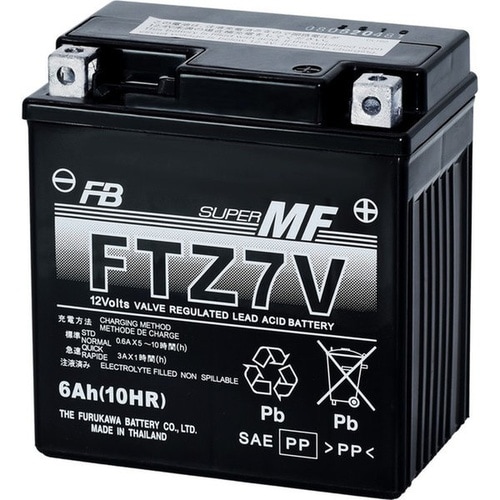 バイク用バッテリー (液入り順電済み)