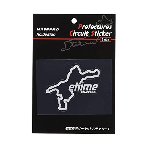 都道府県サーキットステッカー 愛媛 Lサイズ