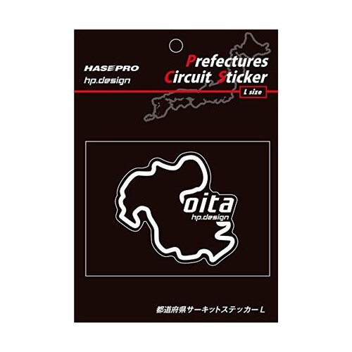 都道府県サーキットステッカー 大分 Lサイズ