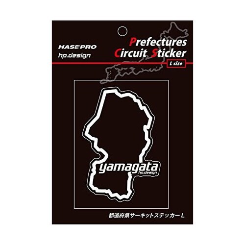 都道府県サーキットステッカー 山形 Lサイズ