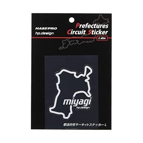 都道府県サーキットステッカー 宮城 Lサイズ