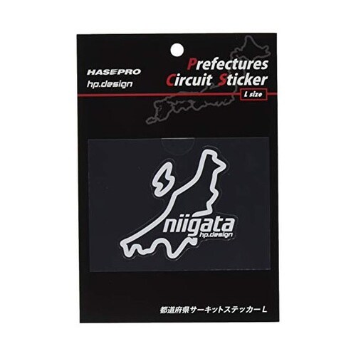 都道府県サーキットステッカー 新潟 Lサイズ