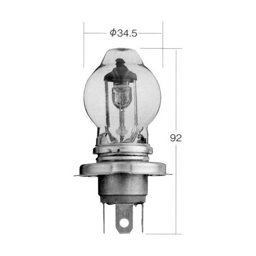 二輪車用ハロゲンバルブ HS1 12V45/45W