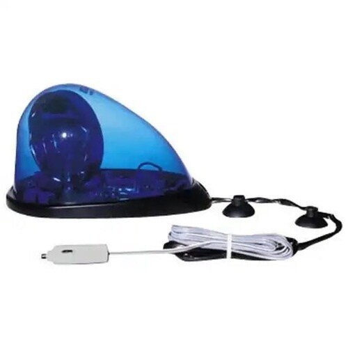 丸型警光灯2N型回転灯 ブルー 12V フェライト