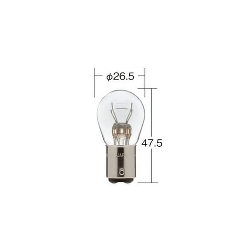 ハイパワーバルブ 定格:12V 27/8W 口金: