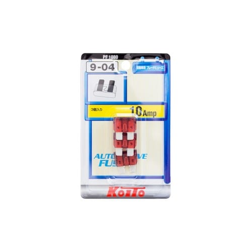 ブレードヒューズ 10A 赤色 3個入り