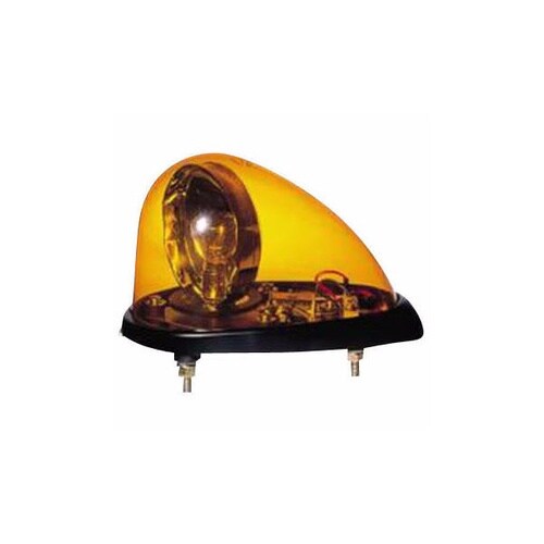 丸型警光灯2N型回転灯 イエロー 12V