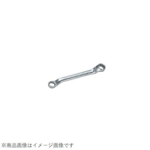 45°×6°ショートめがねレンチ 13×15mm