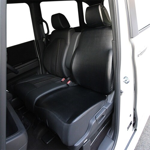 ストレッチレザー シートカバー フリーサイズ前席用