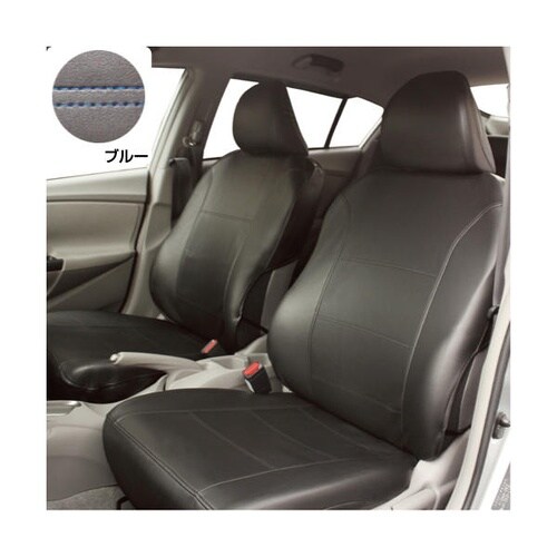普通車用フリーサイズ前席用1枚セット ブラック&ブ