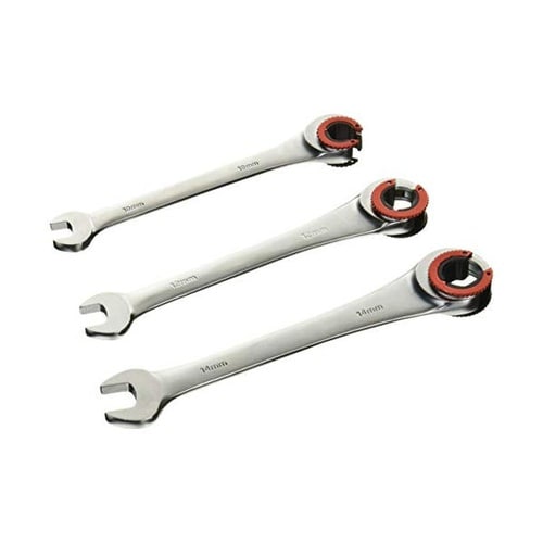 3本組フレアナットギアレンチセット