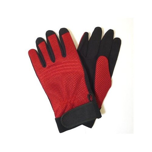 メッシュグローブ レッド