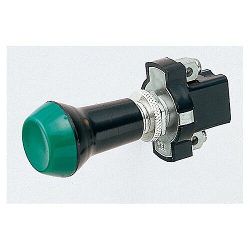 引出スイッチ 緑 12V(電球付)