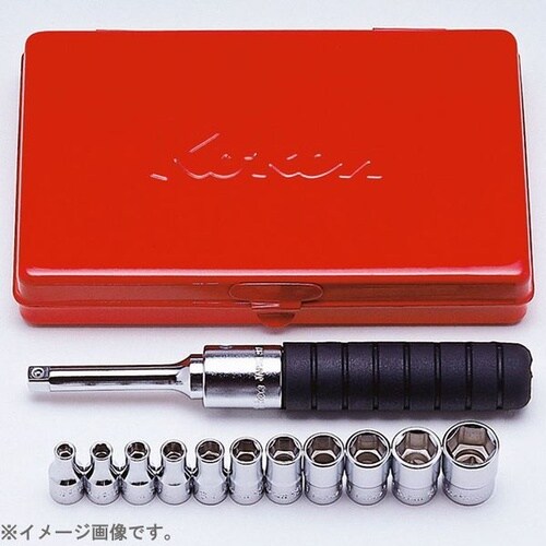 1/4インチ(6.35mm) ソケットセット 12