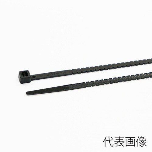 手で切れる結束バンド 100mm 100本入 黒