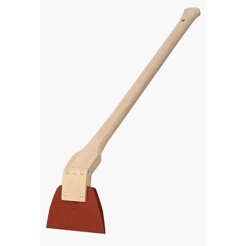 柄付ゴムベラ 長柄 赤 大 125mm