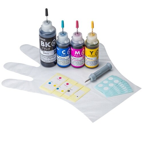 汎用 キヤノン用詰め替えインク 4色