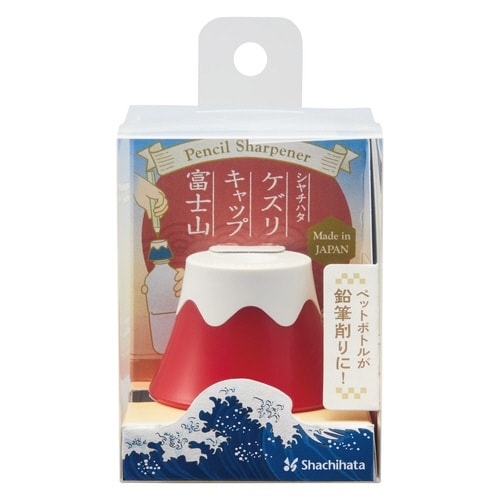 ケズリキャップ 富士山 赤