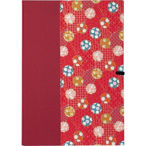 半紙ばさみ友禅紙 赤×5