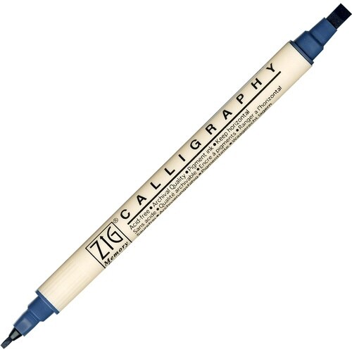 ZIG メモリーカリグラフィー デニム×12