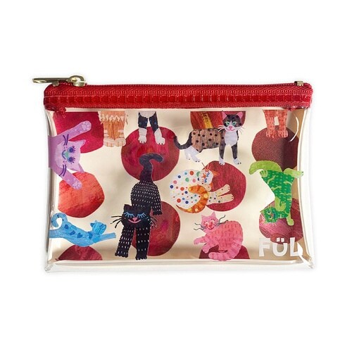 FULネコラージュケースドットred×4