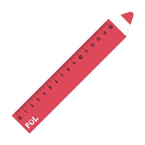 FUL ペンシルーラー フルレッド×10