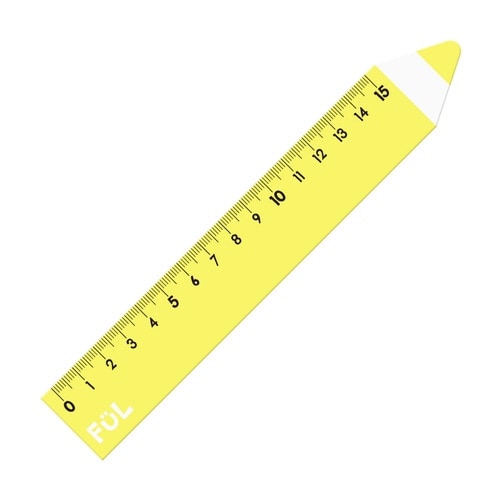 FUL ペンシルーラー フルイエロー×10