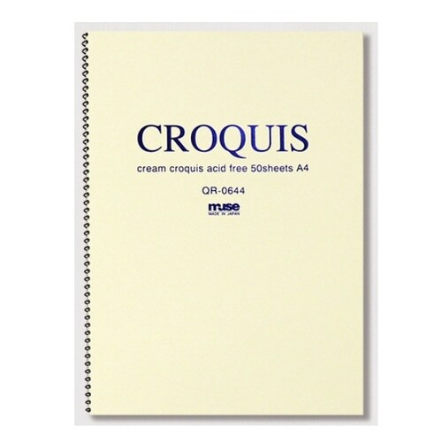 クリームクロッキーブック B3×5