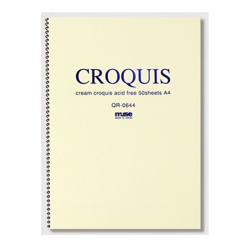 クリームクロッキーブック A4×10